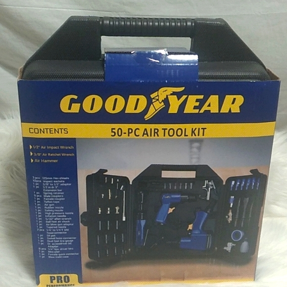 New Good Year 50-PC Air Tool Kit Pro Performance - Picture 1 of 11
